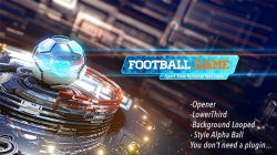 超酷足球电视节目包装AE模板