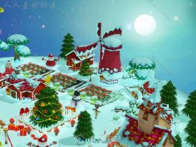 圣诞节卡通农场环境模型Unity3D素材资源