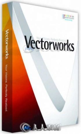 VectorWorks建筑与工业设计软件2015 SP1版 Vectorworks 2015 SP1 Designer Edition...