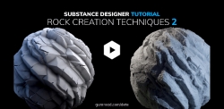 Rock Creation Techniques Part 2: Surface Detailing 岩石教程第二部