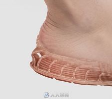 脚底创意设计-barefoot series turns bodily extremities into fleshy footwear