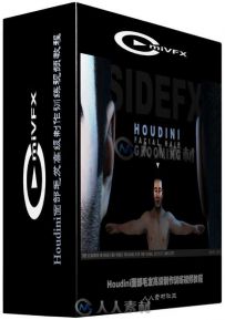 Houdini面部毛发高级制作训练视频教程 cmiVFX Houdini Facial Hair Grooming