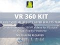 非常强大的4K VR 360°全景镜头相册动画AE模板VR 360 KIT