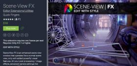 Unity 3D 游戏场景资源包  Scene-View FX 2.4 unity3d asset