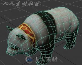 萌宝大熊猫3D模型