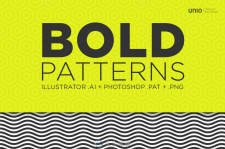 黑白花纹PS图案Bold Patterns