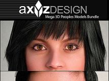 《AXYZ Design-2012人物、精模合集》AXYZ Design - Mega 3D Peoples Models Bundle...