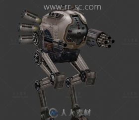 未来科幻机械战甲3D模型