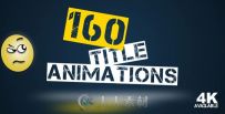 160组标题文字动画AE模板 Videohive 160 Title Animations 9006125