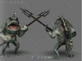 丑陋的动物生物角色模型Unity3D素材资源