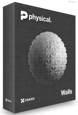 CGaxis出品100组墙壁砖墙物理级PBR纹理材质合集