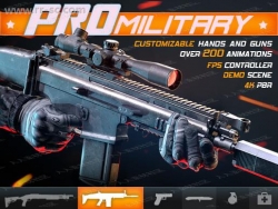 FPS全动态设定步枪狙击游戏整体项目Unity游戏素材资源