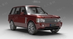 路虎揽胜越野车Land Rover Range Rover 2006款真实汽车3D模型