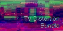 TV Distortion Bundle复古电视信号失真噪波噪点干扰雪花特效AE插件V1.0版