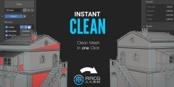 Instant Clean模型网格自动清理Blender插件V2.0.5版
