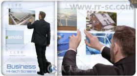 干净简约的高科技商业屏幕展示企业品牌产品宣传AE模板Videohive Business Hi-Tech...