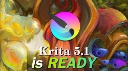 Krita 5.1版已经发布了 重新设计了填充和连续选择工具
