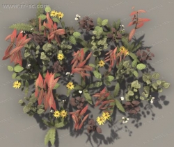100多组PBR植物网格品种3D模型Unity游戏素材资源