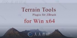 Terrain Tools地形制作Zbrush插件V1.4版 GUMROAD TERRAIN TOOLS 1.4  ZBRUSH PLUGIN