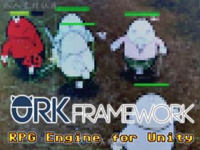 高度灵活的框架系统RPG工具包游戏工具编辑器扩充Unity游戏素材资源