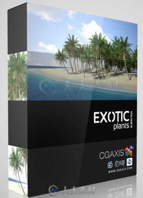 20组亚热带树木植物3D模型合辑 CGAXIS MODELS VOLUME 15 EXOTIC PLANTS