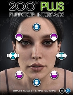 女性面部重塑修改界面3D模型合集