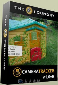 Camera Tracker摄像机跟踪AE插件V1.0.9版 The Foundry Camera Tracker v1.0v9 Win ...