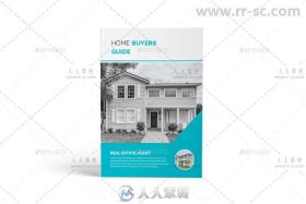 现代房地产买家指南手册indesign排版模板