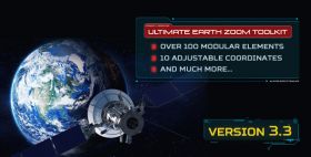 完美的终极地球缩放工具包展示幻灯片AE模板Videohive Ultimate Earth Zoom Toolki...