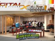 《女性服装饰品商店3D模型合辑》Digitalxmodels Vol 29 Clothing 4