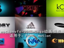 motionvfx-30组mLogo动画模板(适用于FCPX，Motion 5)