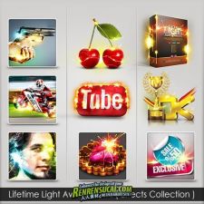 《极品光效PSD文件合辑》（Lifetime Light Awesomizers Effects Collection ）