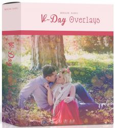 11组爱情婚纱氛围渲染背景平面素材合辑 Morgan Burks MB V-Day Overlays