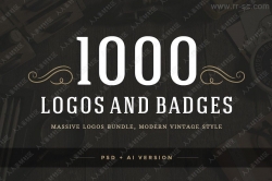 1000组各种主题Logo标识标志模板大全