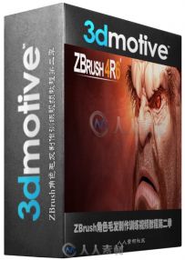 ZBrush角色毛发制作训练视频教程第二季 3DMotive Introduction to Fibremesh in ZB...