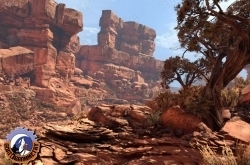 悬崖石塔岩脊峭壁自然环境Unity游戏素材资源