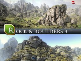 岩石和巨石模型Unity3D素材资源