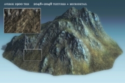 Unity山地模型-Background Mountains Pack