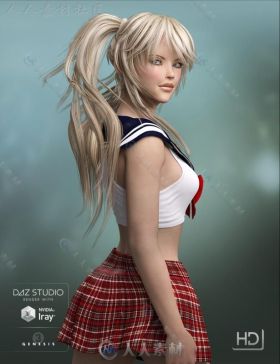美丽性感的游戏女孩3D模型合辑