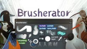 Brusherator笔刷画笔PS插件V1.2版 BRUSHERATOR 1.2 PLUG-IN FOR ADOBE PHOTOSHOP C...