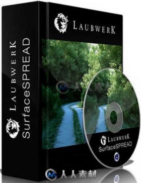SurfaceSPREAD植物与岩石分布生成C4D插件V1.0.44 Mac版 LAUBWERK SURFACESPREAD 1....
