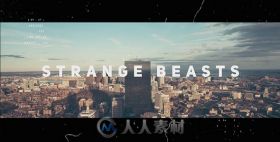 炫酷故障闪烁效果城市宣传片视频包装AE模板 Videohive Strange Beasts 19774266