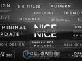 大小时尚简洁实用的文字标题动画AE模板Big Minimal Titles