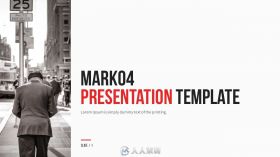 马克4主题PPT模板--mark04powerpoint-template