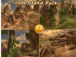 小岛全貌完整场景环境Unity游戏素材资源
