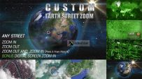 地图穿云缩放特效动画AE模板 Videohive Earth Street Zoom 7962581 Project for Af...