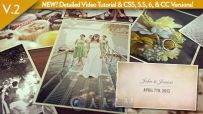 婚礼桌面相册动画AE模板 Videohive Wedding Photos Slideshow 4565295 Project for...
