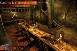 中世纪黑暗城堡地牢场景Unity游戏素材资源