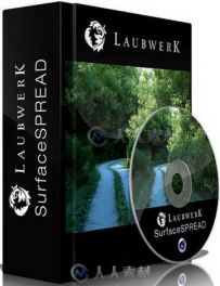 SurfaceSPREAD植物与岩石分布生成C4D插件V1.0.39版 Laubwerk SurfaceSPREAD v1.0.3...