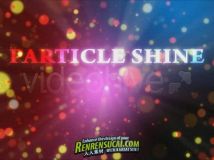 《朦胧粒子光线背景 视频素材》Videohive particle shine 6different backgrounds ...